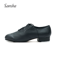 Sansha French Sanzha Kicking Dance Shoes для взрослых чернокожих кружев