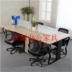 Bàn nhân viên nội thất văn phòng hiện đại đơn giản 2 4 6 người màn hình nhân viên làm việc kết hợp ghế sàn tủ tài liệu gỗ tự nhiên Nội thất văn phòng