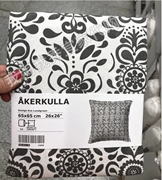 IKEA mua trong nước miễn phí phí ​​mua Acura đệm gối 65x65cm vỏ gối màu trắng xám - Trở lại đệm / Bolsters