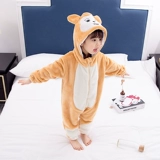 Пижама, детский мультяшный хлопковый пуховик, 1-3 лет
