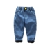 Giảm giá 30% cho quần trẻ em nam mùa thu và mùa đông quần áo trẻ em bé trai cộng với quần jean nhung trẻ em quần cotton dày - Quần jean