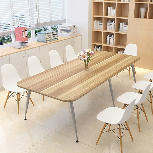 Стол проста, современный длинное столовое столовое столовое столовое столовое столовое стол, переговоры о переговорах о таблицах и комбинированной конференц -таблице