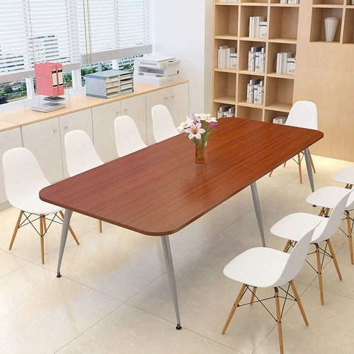 Стол проста, современный длинное столовое столовое столовое столовое столовое столовое стол, переговоры о переговорах о таблицах и комбинированной конференц -таблице