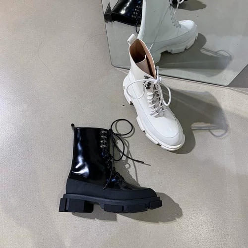 Martens, Tide, демисезонный ремень в английском стиле на платформе, короткие сапоги, ботинки, 2020, в британском стиле