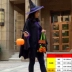 Trang phục Halloween trẻ em, biểu diễn người lớn, áo choàng, quần áo phù thủy, trang phục biểu diễn phù thủy nhỏ cos cha mẹ và con cái halloween kinh dị Trang phục haloween