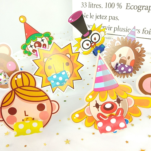 Вечернее платье, свисток для мальчиков и девочек, детский креативный мультяшный мегафон, 10 упаковки