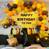 Грузовик, воздушный шар, полицейская машина, танк, детское вечернее платье, пожарная машина