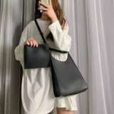 Сумка через плечо, портативная вместительная и большая сумка подмышку, барсетка, сумка на одно плечо, 2020, в корейском стиле