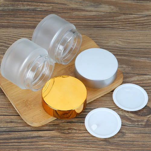 Косметическая матовая стеклянная бутылка, комплект для путешествий, портативный тональный крем, крем для глаз, пробник