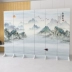 Tùy chỉnh 
            tùy chỉnh công ty LOGO màn hình gấp di động Trung Quốc phân vùng lối vào phòng khách phòng ngủ khối nhà hiện đại đơn giản vách ngăn nhựa giá rẻ 