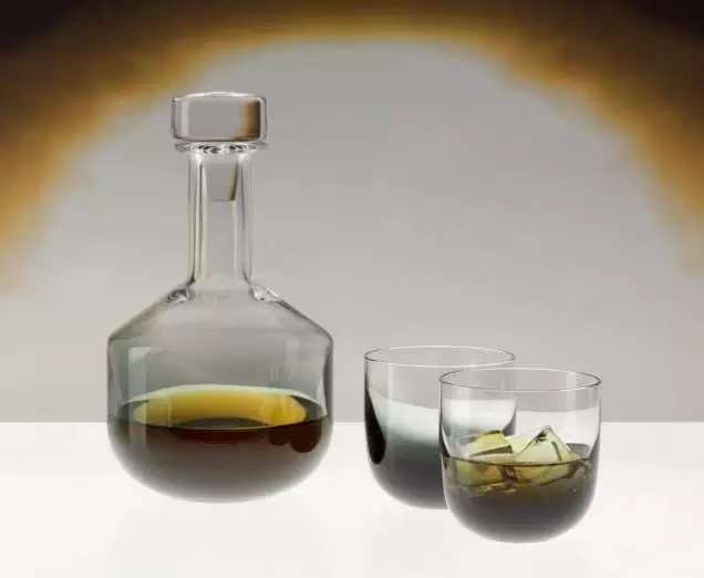 [【В пути】3-шт. набор бокалов для виски Tom Dixon Tank из Великобритании, стеклянные бокалы для виски]