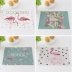 Nhật bản cotton linen art nail bảng chiếu ins nhỏ tươi hình chữ nhật khăn trải bàn có thể giặt xách tay nail cửa hàng công cụ