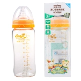 Стеклянная бутылочка для кормления, стеклянный комплект, с медвежатами, широкое горлышко, защита от ожогов