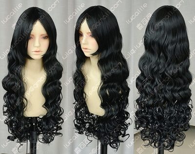 taobao agent Black/Noble 100CM Big Volume/France Rococo/Naita // Liu Hai to chin cos wigs