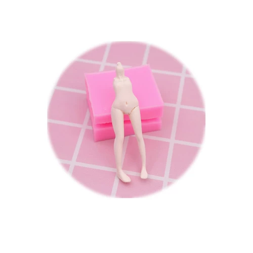 Сверхлегкая глина, фигурка, кукла подходит для мужчин и женщин, универсальный фондан для всего тела, силиконовая форма, «сделай сам»