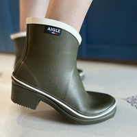Высокие французские AIGLE AI High Rubber Boots Женские коротки