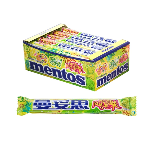 Манзетус желковал бутерброды с сахаром Iced Sugar Iconic Iconic Ice Coconut Peach Flavor Snack Candy Strip 37G