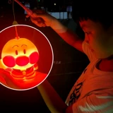 Портативный мультяшный фонарь из пластика, Анпанман, издает звуки, копилка для денег