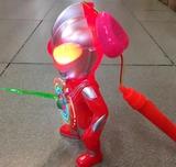 Ultra, портативный фонарь, мультяшная игрушка, легкий крутящийся Ультрамен Тига, подарок на день рождения, Супермен