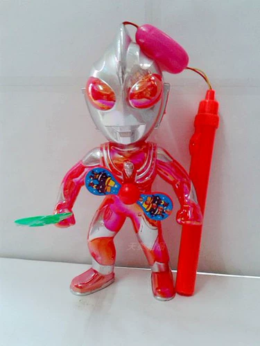 Ultra, портативный фонарь, мультяшная игрушка, легкий крутящийся Ультрамен Тига, подарок на день рождения, Супермен