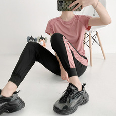 Одежда для йоги 2020新款瑜伽服套装女春夏健身房运动跑步服宽松健身服速干衣透气 Wimigirls