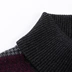 Nhà máy cắt đuôi D 2018 áo len mới kinh doanh bình thường trung niên nửa cổ áo len nam dài tay áo Áo len
