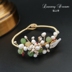 Design Thiết kế ban đầu Vòng đeo tay Baroque khí quyển sang trọng tự nhiên vòng tay bạc nam Vòng đeo tay Cuff