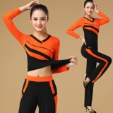 Комплект, осенний лонгслив, танцующая спортивная одежда