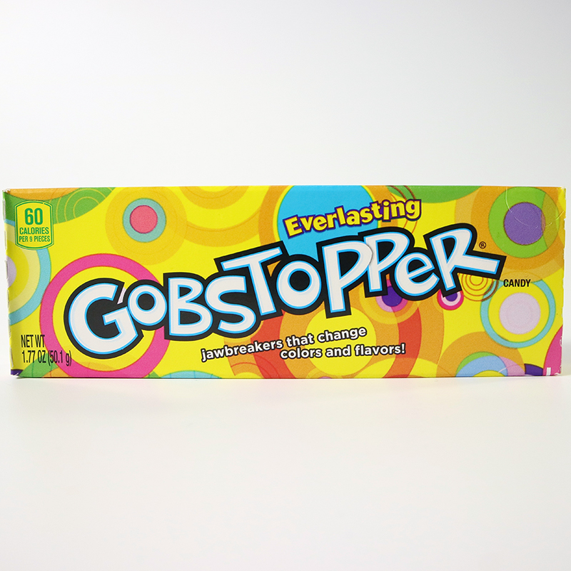 Gobstopper 50.1GNerdsRainbowCrunchyCandy U.S.A Nestle Wonka rainbow grain brittle Sweet and sour sugar James