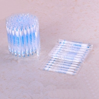 Одноразовые антибактериальные ватные палочки, хлопковые шарики для новорожденных для пупка, 100 шт