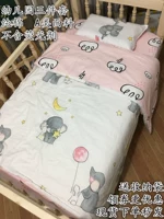 Customized bông ba mảnh giường bé mẫu giáo nhập viện nap Liu Jiantao chăn bông với lõi di động - Bộ đồ giường trẻ em 	chăn ga gối hoạt hình cho bé
