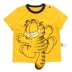 BABiBOO Garfield Cat Kids Summer New Children Cotton Áo thun ngắn tay Quần áo trẻ em bé trai bé gái - Áo thun Áo thun
