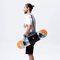 Оригинальный дизайнерский скейтборд с двумя изогнутыми концами, универсальная портативная сумка на одно плечо