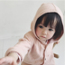 Ins nổ trẻ em trẻ em trai và gái bé tua bông áo trùm đầu áo len mùa xuân và mùa thu quần áo trẻ em - Áo khoác áo em bé Áo khoác