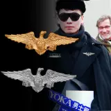 Рубашка, ретро брошь, булавка, металлический значок, аксессуар, европейский стиль