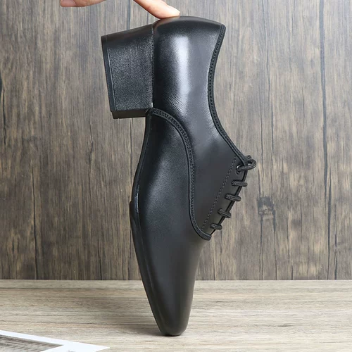 Элитные танцующие туфли, из натуральной кожи, против усталых ног