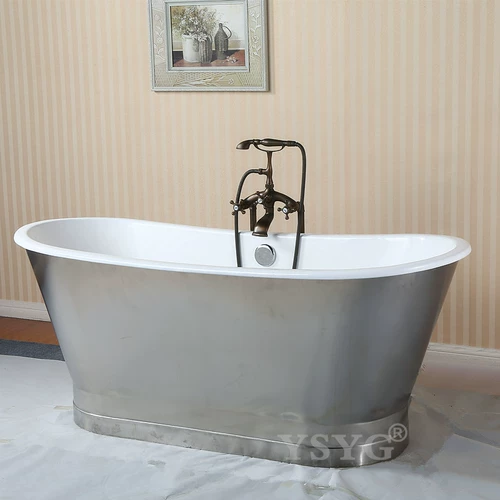 1,7 метра независимой чугунной ванны металлическая юбка сторона -на виллу виллу Домашняя солнечная комната эмалевая ванна ванна