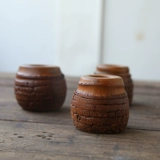 Ретро японская курильница для благовоний, аромалампа ручной работы из грецкого ореха