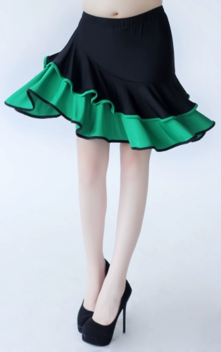 Новая латинская танцевальная юбка Большая юбка юбка летняя квадратная танце