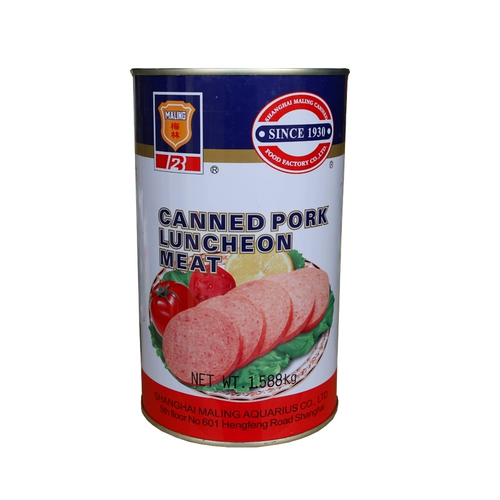 Гуандун Бесплатная доставка Шанхай Мерлин обед на обед Мясо консервирован 1588 г грамм/банка
