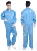 Quần áo chống bụi QCFH quần áo tĩnh điện áo khoác ngắn bằng nhựa không từ tính bảo vệ nhà máy điện tử làm việc quần áo nam và nữ Foxconn 