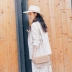 Chic nhỏ phù hợp với áo khoác mùa thu 2018 new ngắn trắng phù hợp với retro nữ phần mỏng Hong Kong hương vị ins giải trí áo khoác nữ cao cấp Business Suit