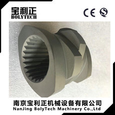 Штрангпресс pet打包带双螺杆挤出机螺纹元件26齿56/56 96/96螺纹套厂家直销 Boly