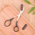 Kéo lông mày với lược chải lông mày với lược nhỏ trang điểm kéo với lược và dao cắt lông mày Công cụ cắt lông mày giả - Các công cụ làm đẹp khác Các công cụ làm đẹp khác