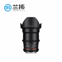 Cho thuê máy ảnh Lanto Ống kính DSLR Sanyang Ống kính phim 35mm T1.5 Fisheye Canon lens góc rộng cho sony fullframe