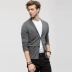 Mùa xuân kinh doanh quý ông mỏng merino len nam mỏng phù hợp với cổ áo len cardigan DAZ463 áo blazer nam Cardigan