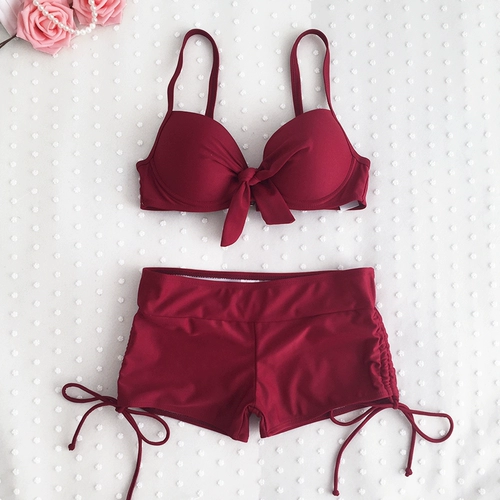 Раздельный купальник, сексуальный поддерживающий комплект, свободный крой, 3 предмета, большой размер, по фигуре