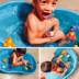 Pháp LUDI bé con tắm đồng đồ chơi pinch pinch dễ thương động vật nhỏ phun nước floating pool chơi rùa đồ chơi thả bể bơi cho bé Bể bơi / trò chơi Paddle