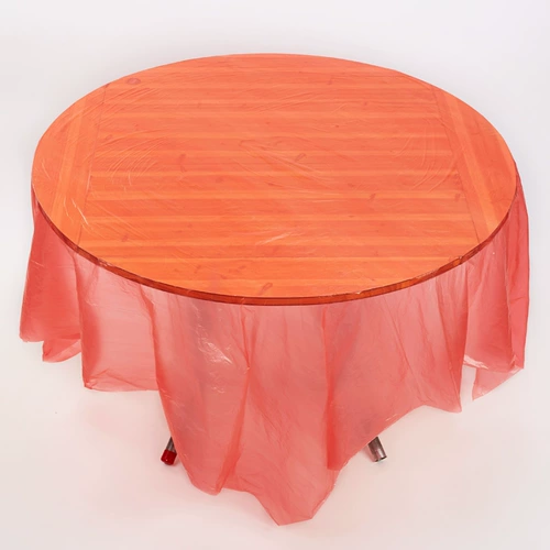 Одноразовая столовая ткань красная круглая стола Прямоугольная столовая скатерть свадьба Семейство толстая пластиковая пленка столовая ткань
