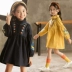 Váy bé gái mùa thu 2018 mới cho trẻ em nước ngoài quần áo trẻ em thêu lớn phiên bản Hàn Quốc của váy búp bê dài tay váy trẻ em váy công chúa cho bé Váy